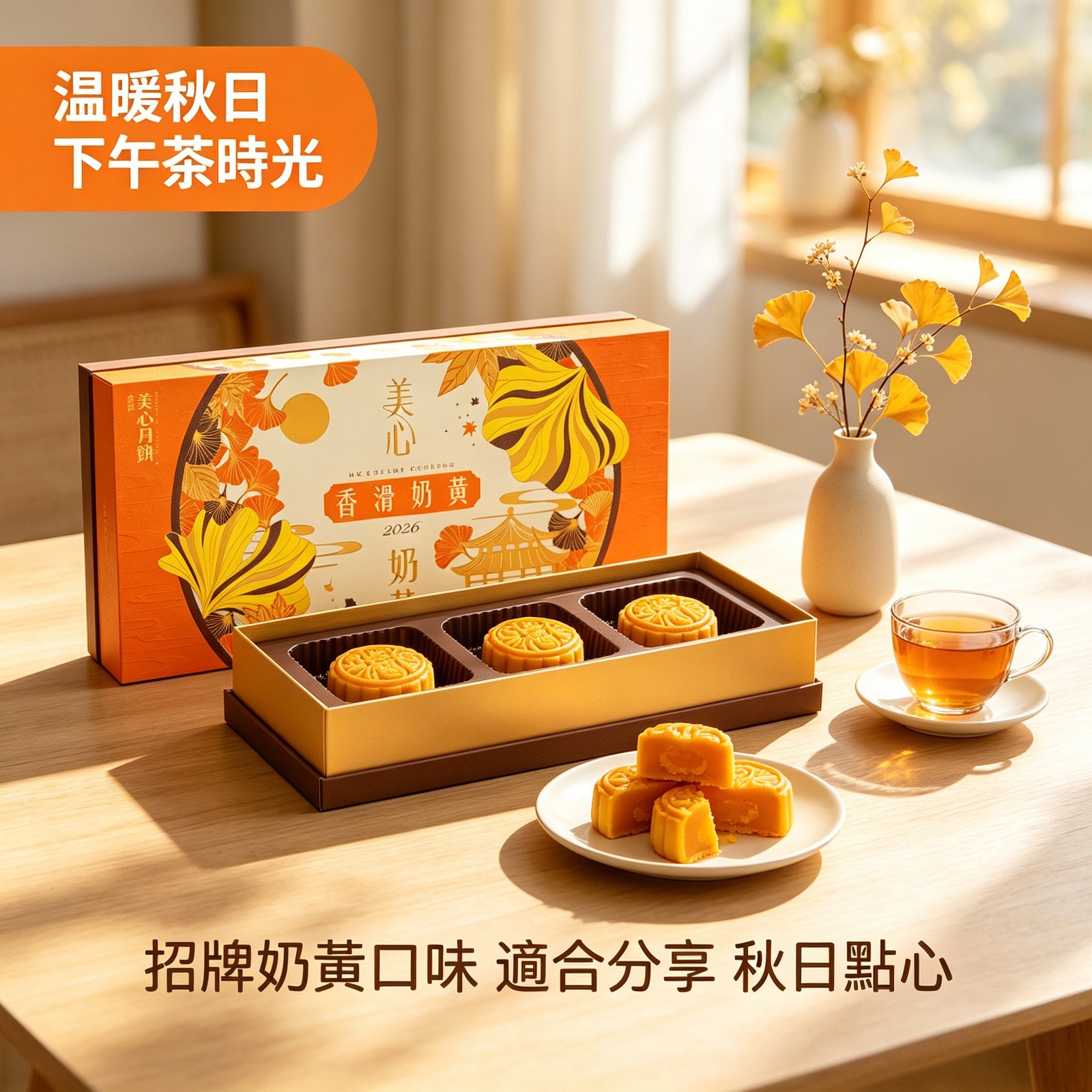 香港美心月餅香滑奶黃流心月餅禮盒港式月餅中秋節高端送禮《現貨現發》 香港美心月餅香滑奶黃流心月餅禮盒港式月餅中秋節高端送禮《現貨現發》