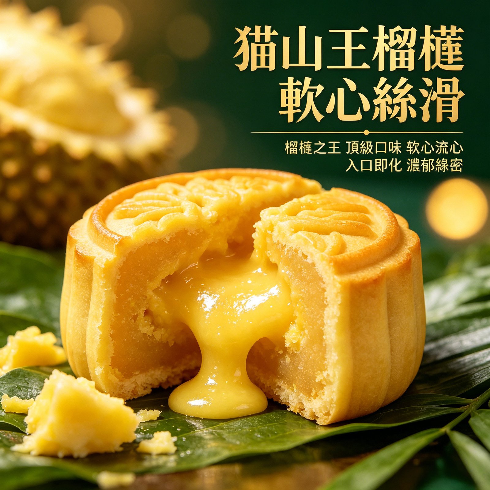 香港美心貓山王榴槤軟心月餅 中秋節禮盒官方商務團購送禮《現貨現發》 香港美心貓山王榴槤軟心月餅 中秋節禮盒官方商務團購送禮《現貨現發》
