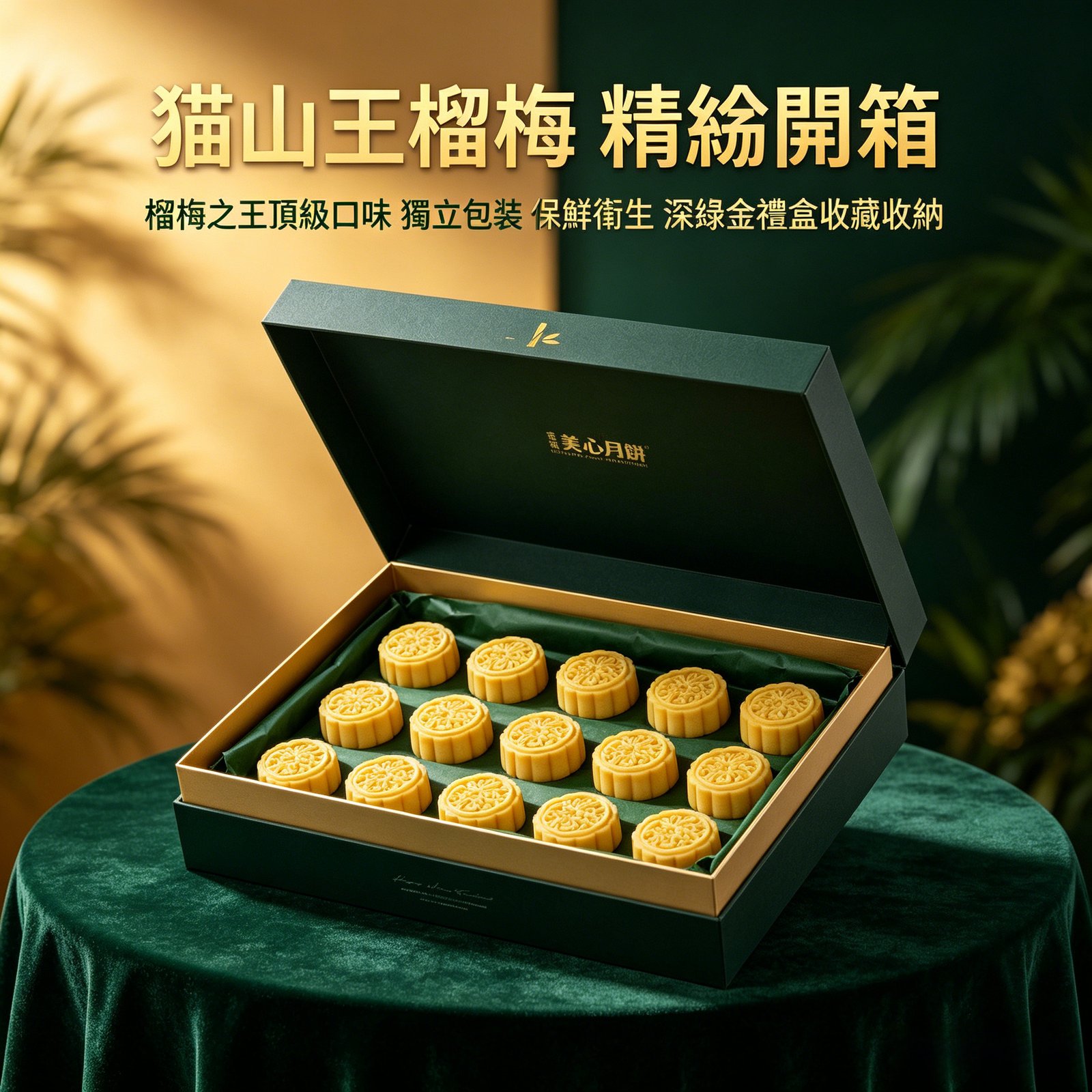 香港美心貓山王榴槤軟心月餅 中秋節禮盒官方商務團購送禮《現貨現發》 香港美心貓山王榴槤軟心月餅 中秋節禮盒官方商務團購送禮《現貨現發》