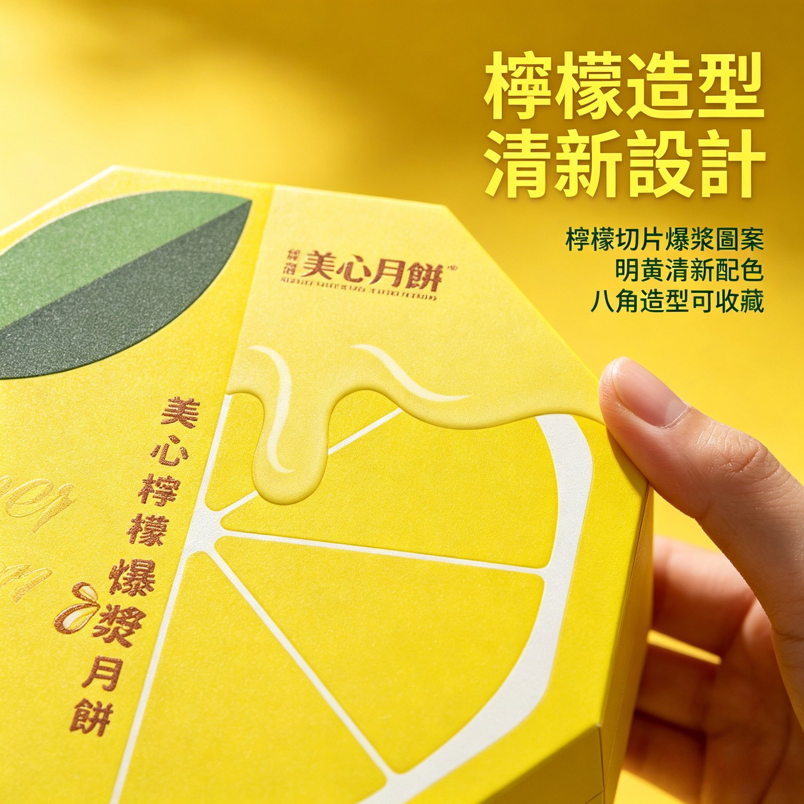 香港美心檸檬爆漿月餅港式奶黃甜點中秋送禮《現貨現發》