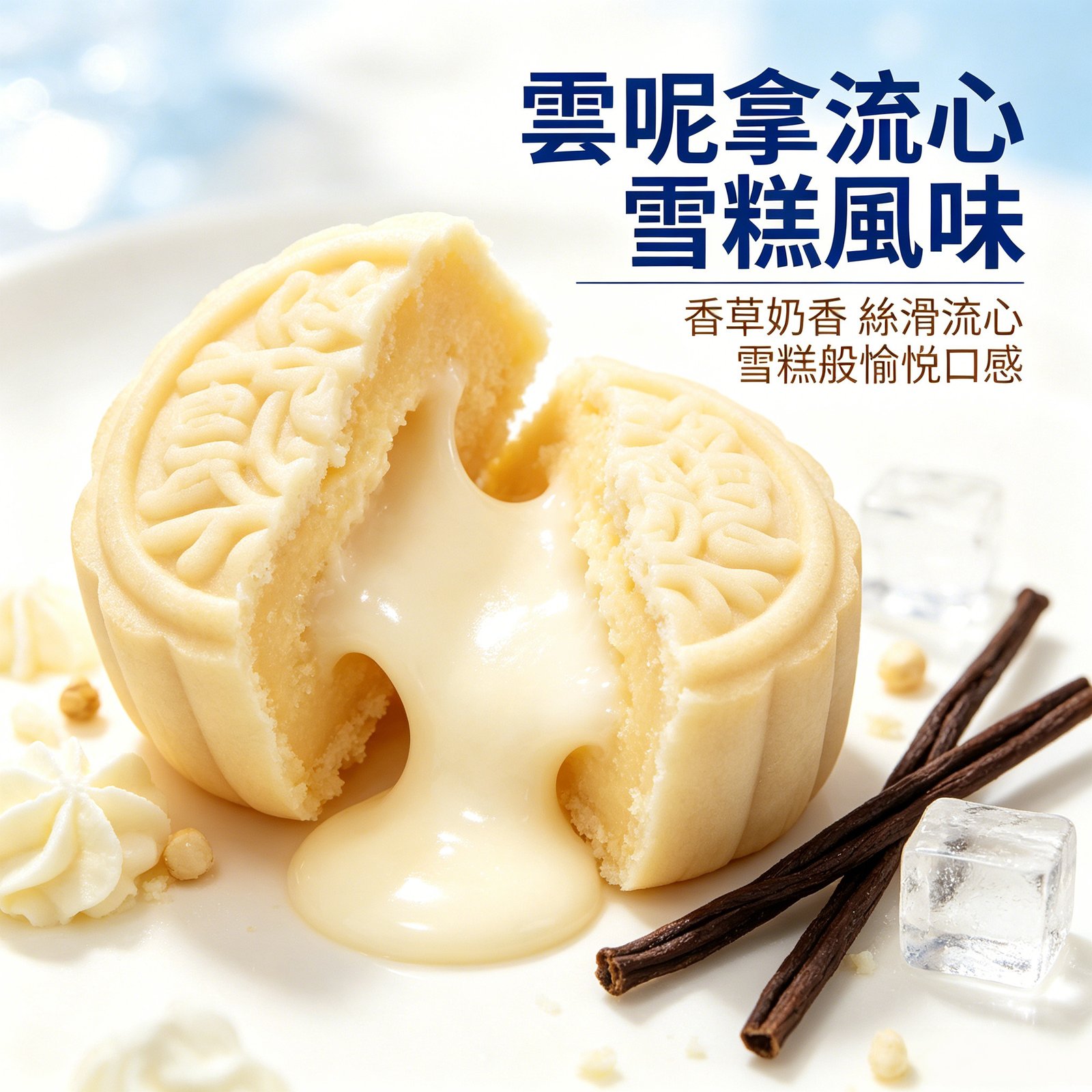 香港美心月餅 X 富豪雪糕港式傳統月餅中秋節禮盒《台灣現貨現發》