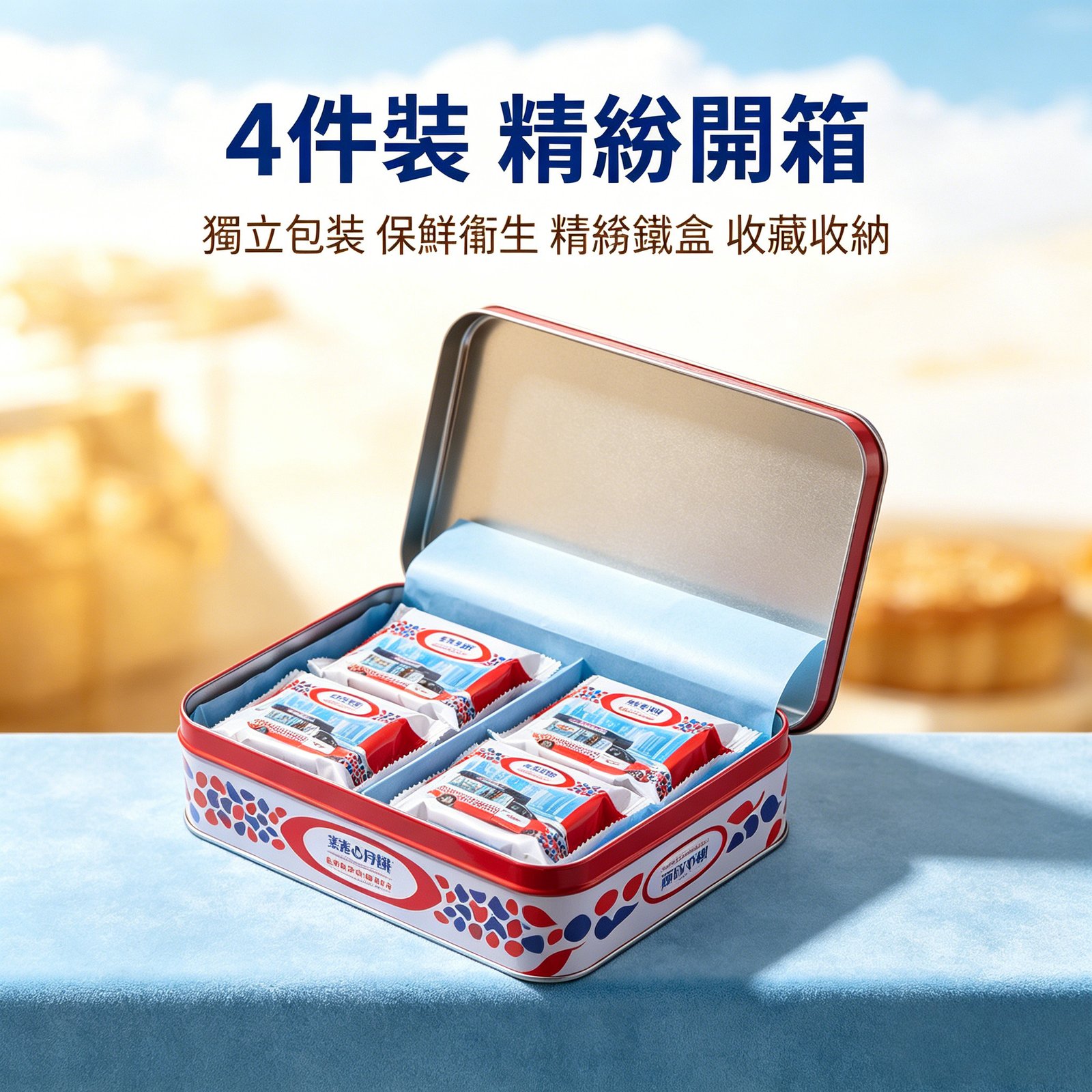 香港美心月餅 X 富豪雪糕港式傳統月餅中秋節禮盒《台灣現貨現發》