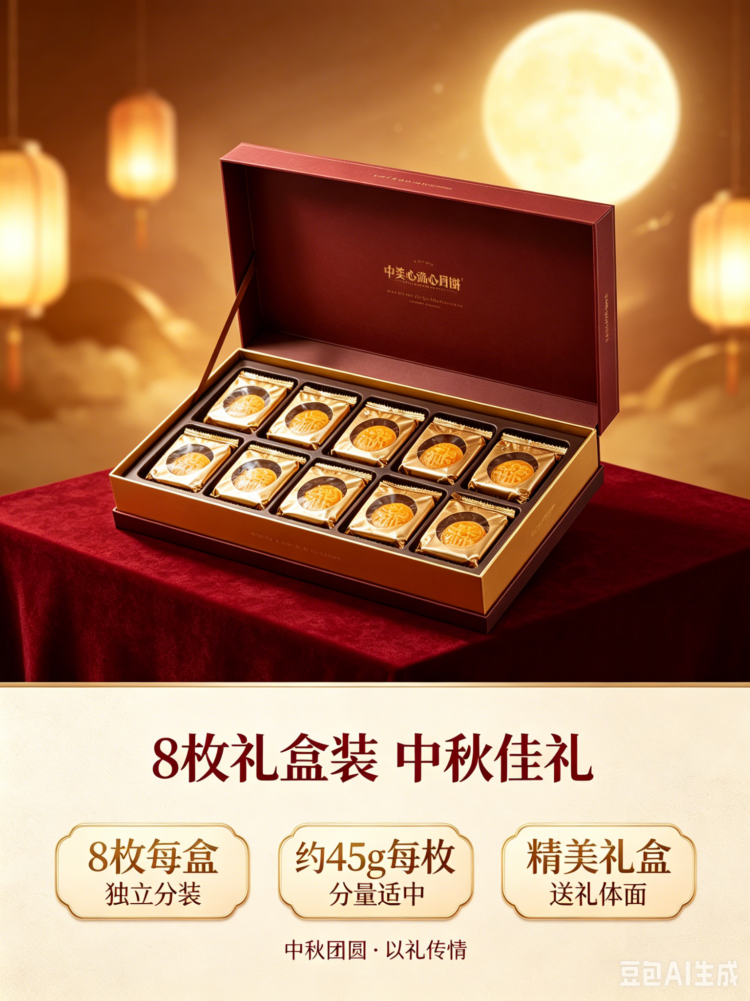 香港美心流心奶黃月餅高端禮盒官方正品中秋月餅送禮經典港式《台灣現貨現發》