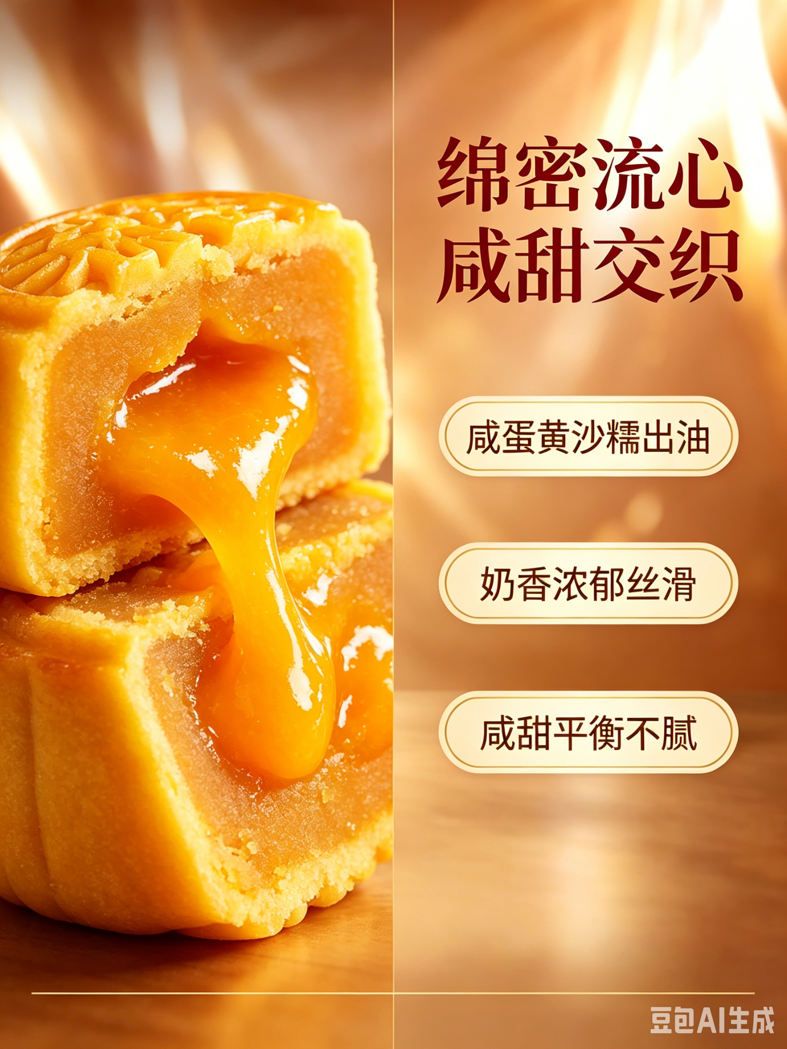 香港美心流心奶黃月餅高端禮盒官方正品中秋月餅送禮經典港式《台灣現貨現發》